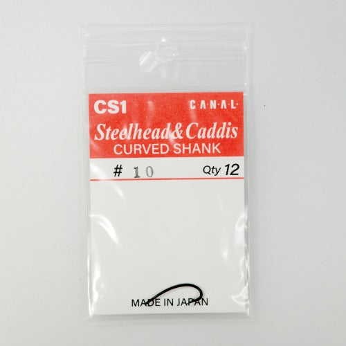 STEELHEAD&CADDIS CURVED SHANK