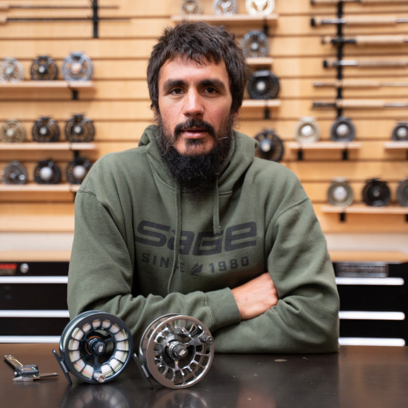 SAGE SHIFT LTリールと開発エンジニアJoe Conrad