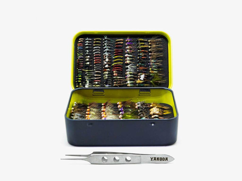 Fly Tin & Tweezer Combo
