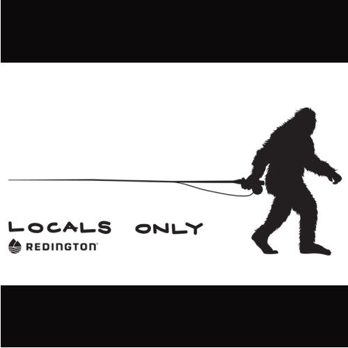 Locals only sticker
