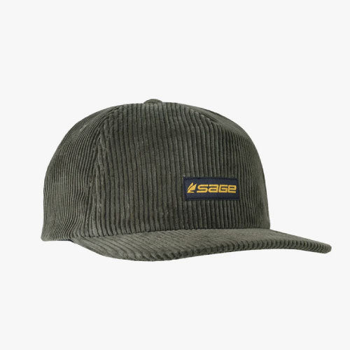 Logo Cord Hat - Olive
