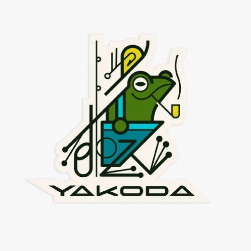 Peace Frog Sticker