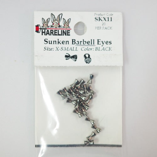 SUNKEN BARBELL EYES