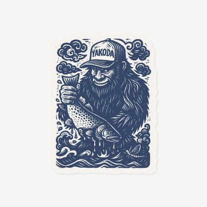 Squatch & Release Sticker