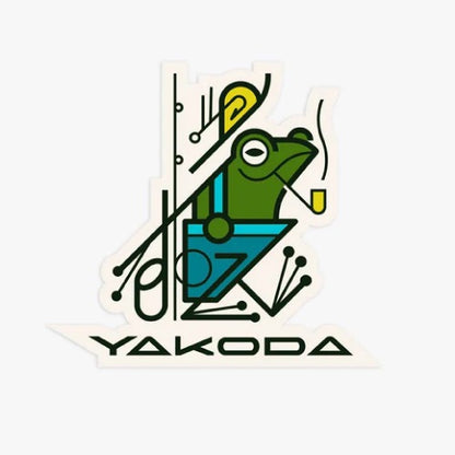 Peace Frog Sticker