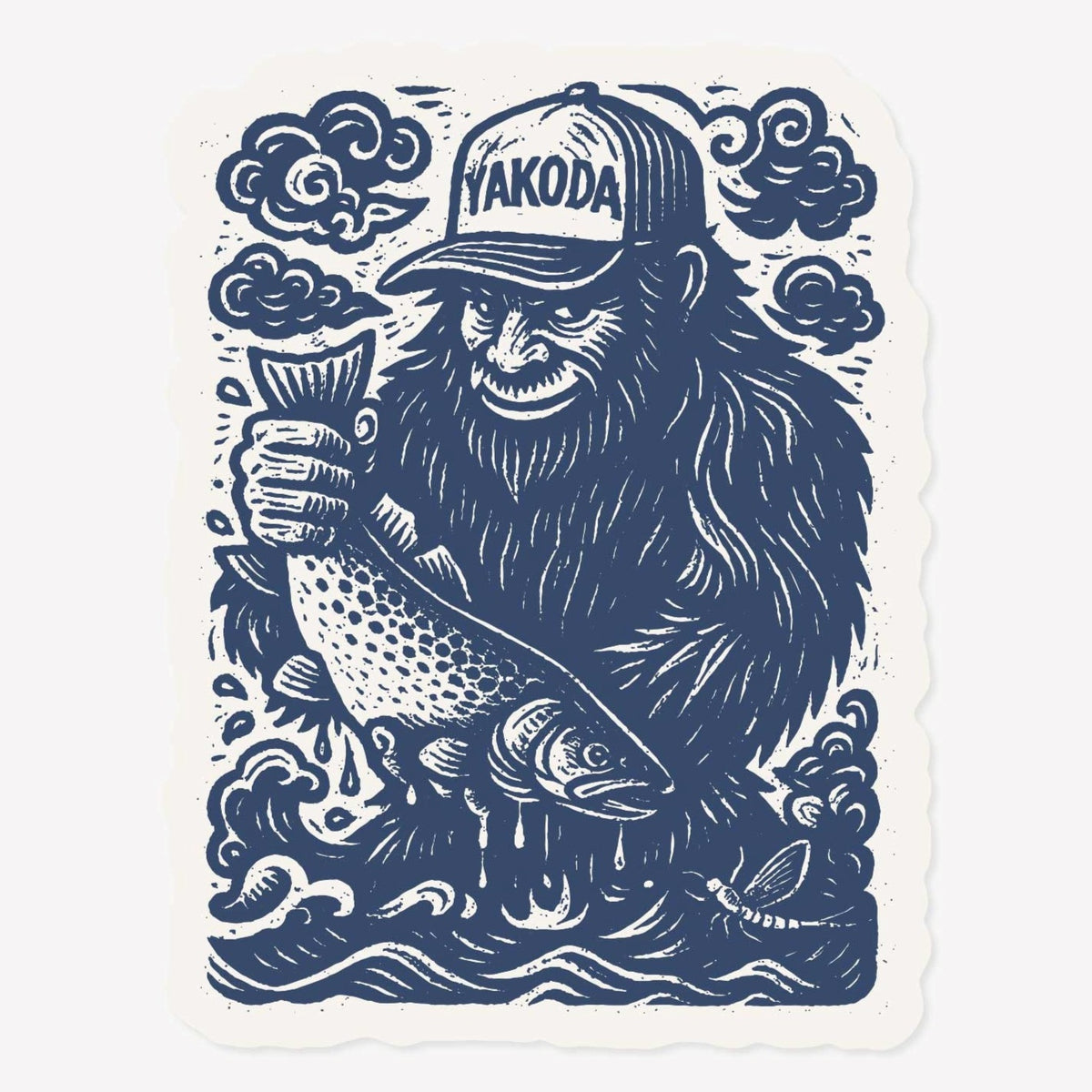 Squatch & Release Sticker