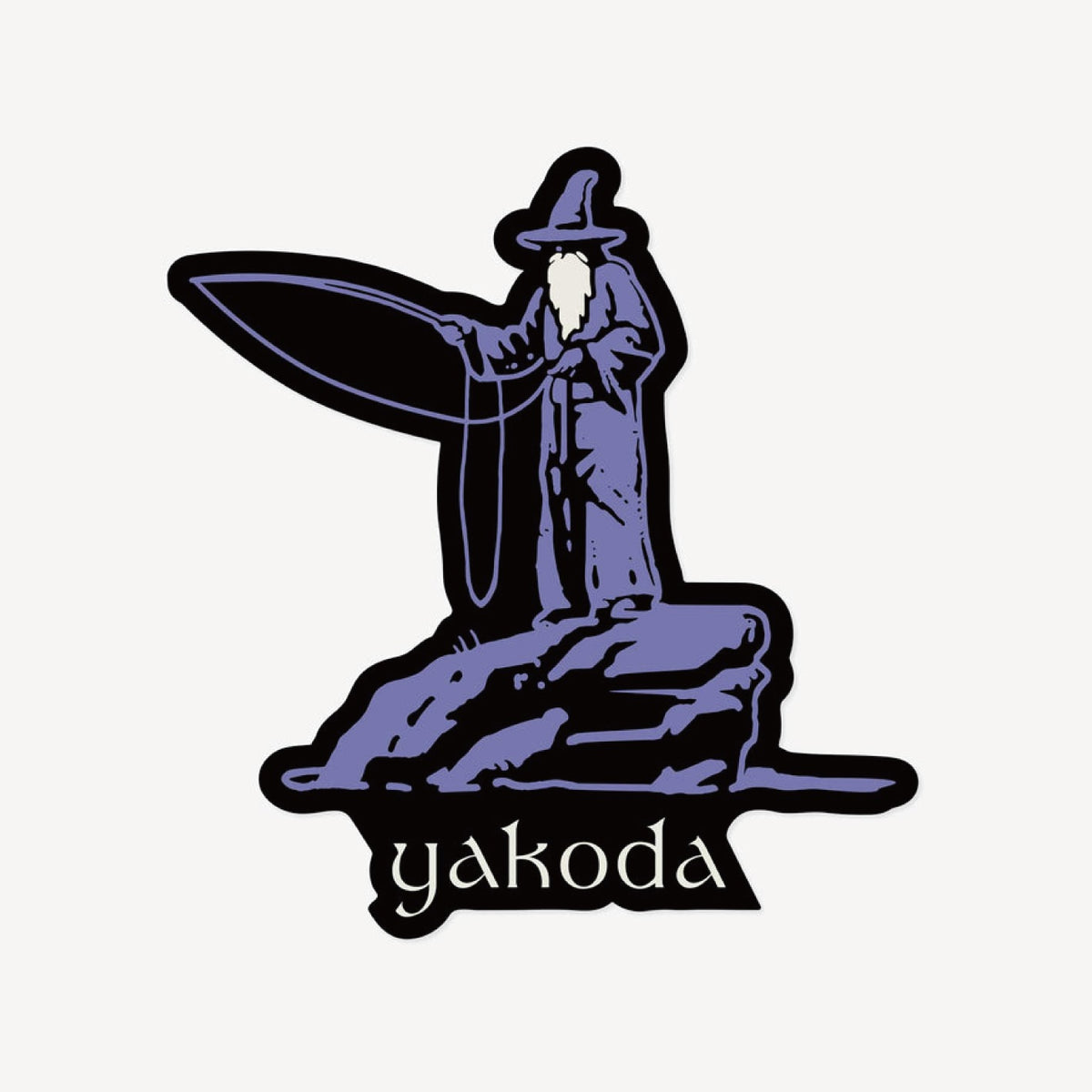 Fish Wizard Sticker