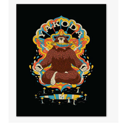 Trippy Grizzly Long Sleeve Tee
