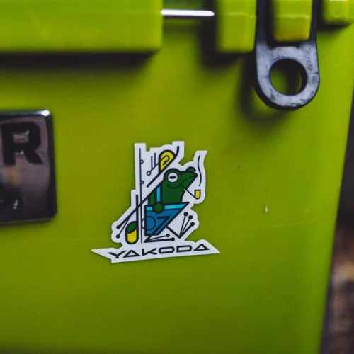 Peace Frog Sticker