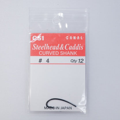 STEELHEAD&CADDIS CURVED SHANK