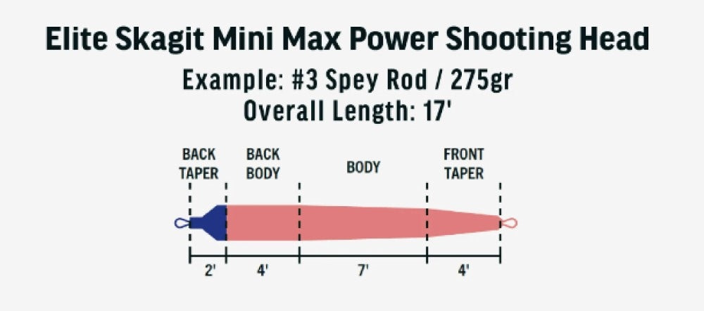 Elite Skagit Shooting Head Mini Max Power