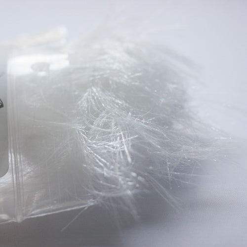 LARGE KRYSTAL HACKLE WHITE CLEAR