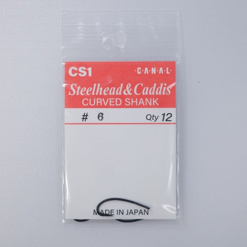 STEELHEAD&CADDIS CURVED SHANK