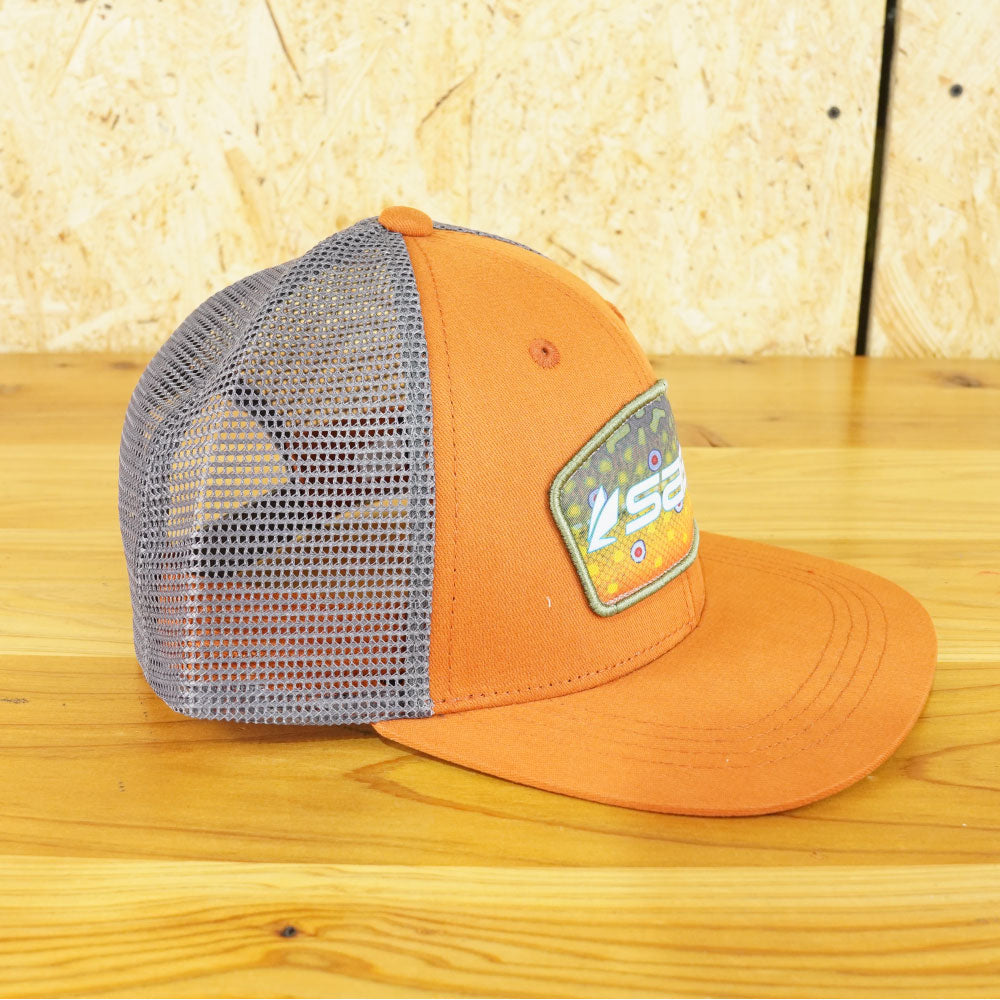 PATCH TRUCKER ORANGE - BROOK TROUT