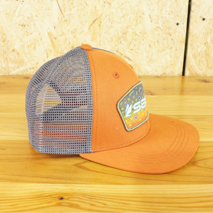 PATCH TRUCKER ORANGE - BROOK TROUT