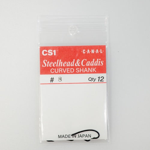 STEELHEAD&CADDIS CURVED SHANK