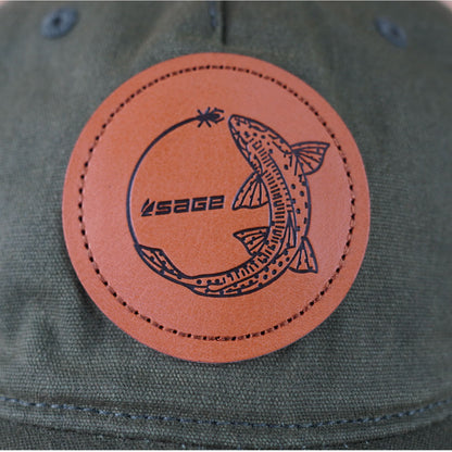 CHASING TROUT HAT - OLIVE