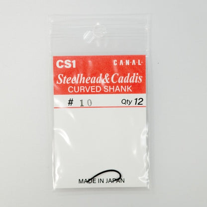STEELHEAD&CADDIS CURVED SHANK