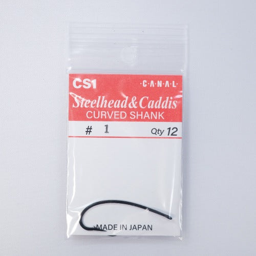 STEELHEAD&CADDIS CURVED SHANK