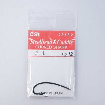STEELHEAD&CADDIS CURVED SHANK
