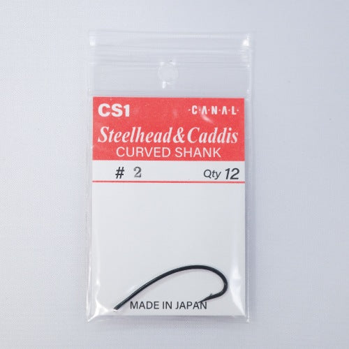 STEELHEAD&CADDIS CURVED SHANK