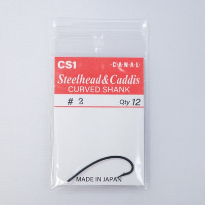 STEELHEAD&CADDIS CURVED SHANK